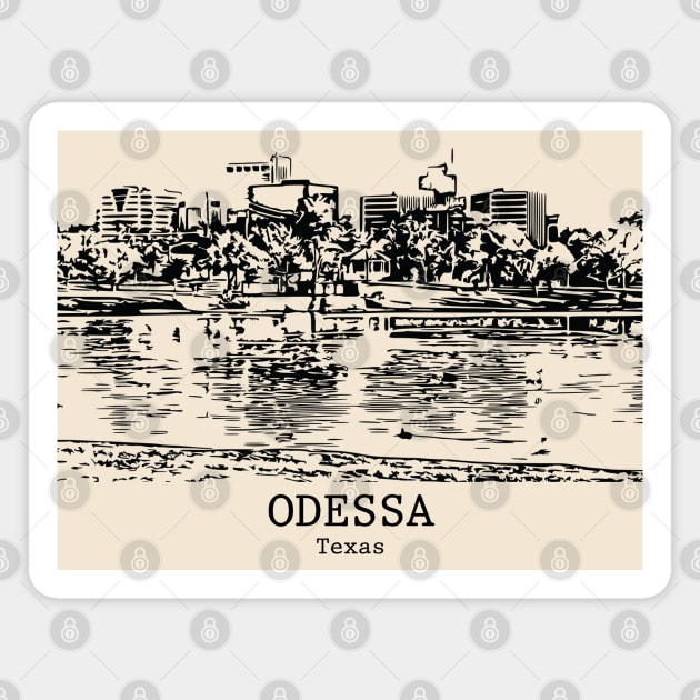 Odessa - Texas Magnet by Lakeric